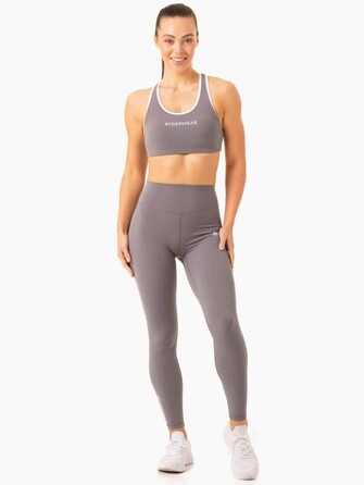 Топ Frequency High Impact Sports Bra - Smoke Grey