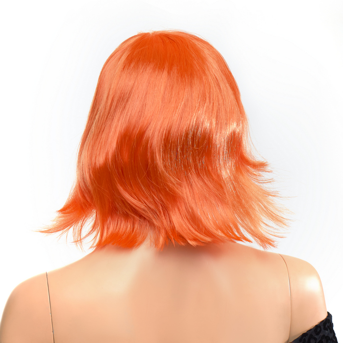 Перука каре з чубчиком Fetish Hair, помаранчева, 25 см