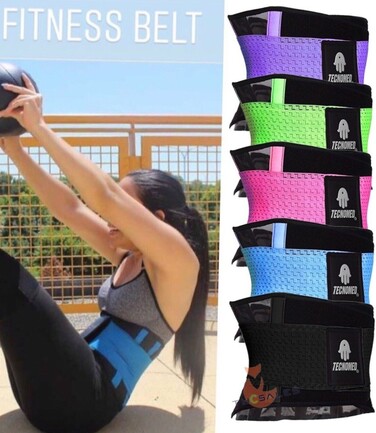 Пояс Tecnomed Fitness Belt Body Shaper 615762 Fucsia