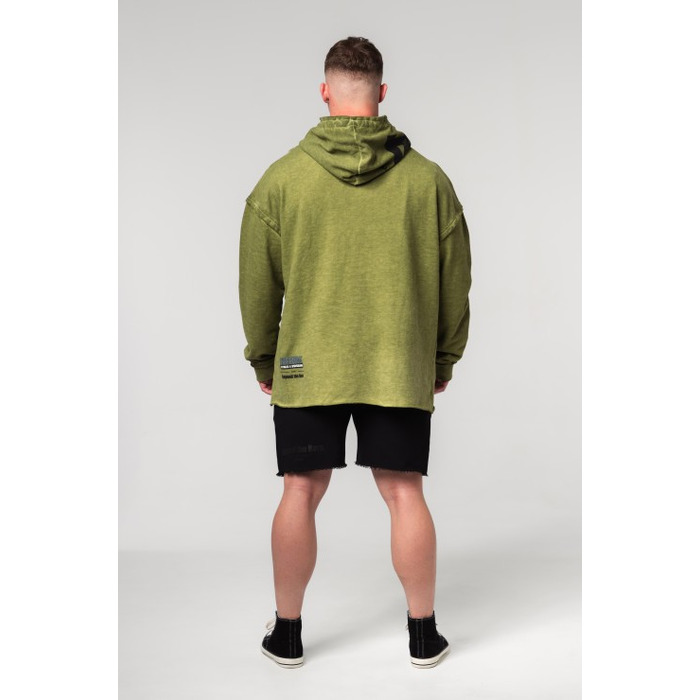 Худі Nebbia Washed-off Oversized Pullover Hoodie NO BS Green 371