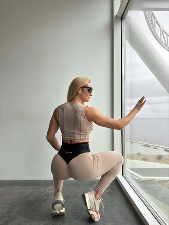 Леггинсы Legging Fitzona High Beige 14945