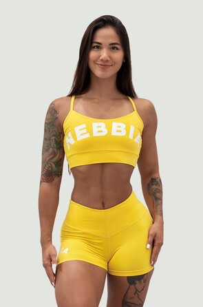 Топ Nebbia Light-Support Sports Bra GYM HERO Yellow 579
