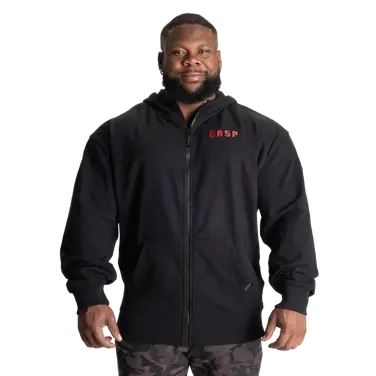Чоловіча толстовка на блискавці GASP HTK Classic Hoodie 221018 Black