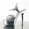 Босоножки Pleaser Delight-609G, каблук 6 дюймов, серебристые, с ремешком на щиколотке, хромированные, 1 3/4 дюйма