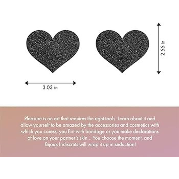 Пестиси у вигляді сердець Bijoux Indiscrets, золотисті