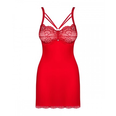 Комплект Obsessive Loventy сорочка та стрінги S/M