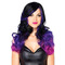 Перука Leg Avenue Allure Multi Color Black/Purple