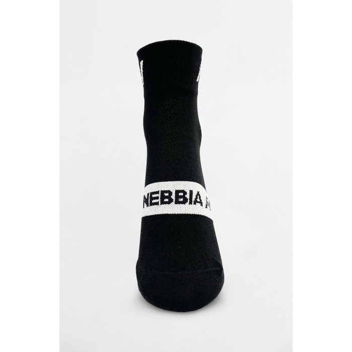 Шкарпетки NEBBIA 'EXTRA PUSH' Crew Socks Black 128