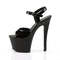 Босоножки Pleaser Sky-309VL *7 дюймов, каблук, 2 3/4 дюйма, PF, полностью веганские, с ремешком на щиколотке, черные