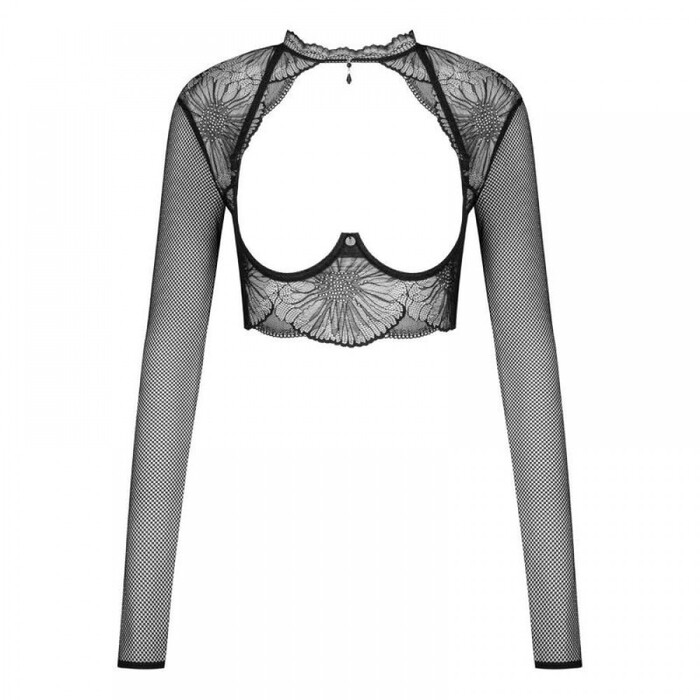 Топ Obsessive Mibelia з відкритими грудьми Obsessive Mibelia, чорний, XS/S