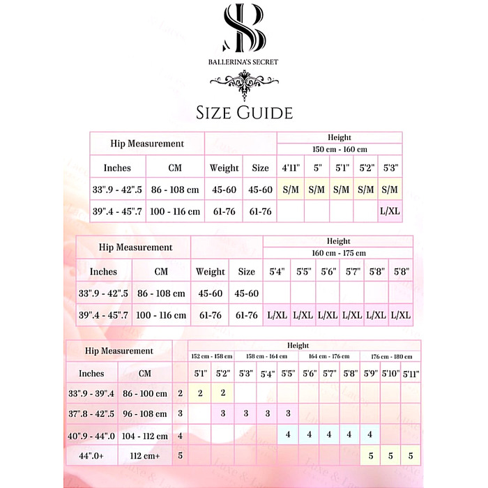 Панчохи чорні Ballerina's Secret з мереживом на силіконовій стрічці та графічним візерунком ззаду, XL