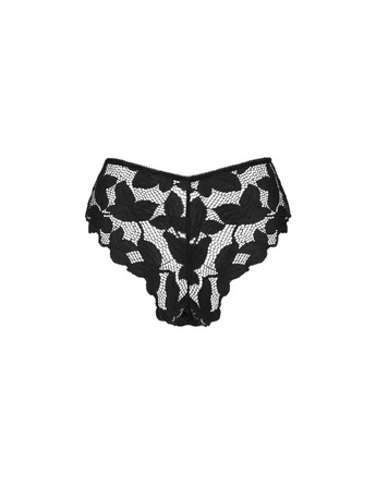 Трусики с узорами Obsessive Editya черный, XS/S