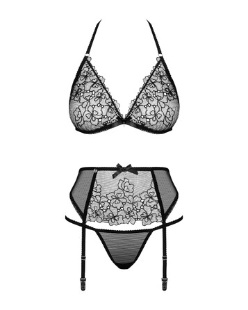 Комплект Obsessive UNIQUELLA THREE PIECES SET S / M