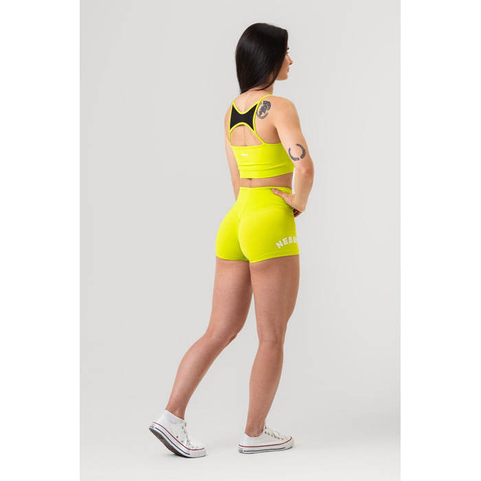 Шорты High Waisted Shorts 5″ GYM HERO Combi (Lime) 582