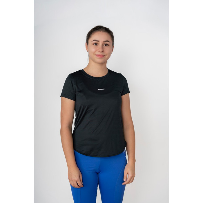 Футболка FIT Activewear T-shirt 'Airy” with Reflective Logo Black 438
