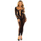 Бодістокінг Leg Avenue Reckless Intentions з вирізами, чорний, One Size