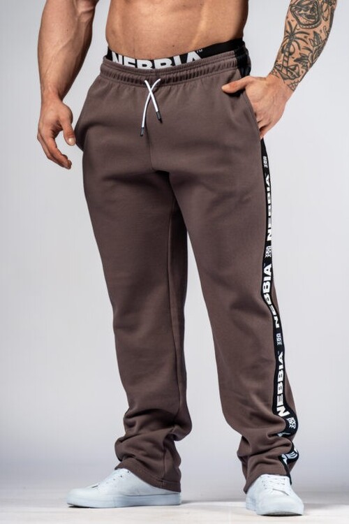 Штани для тренувань Nebbia Training Sweatpants HERO Brown 296