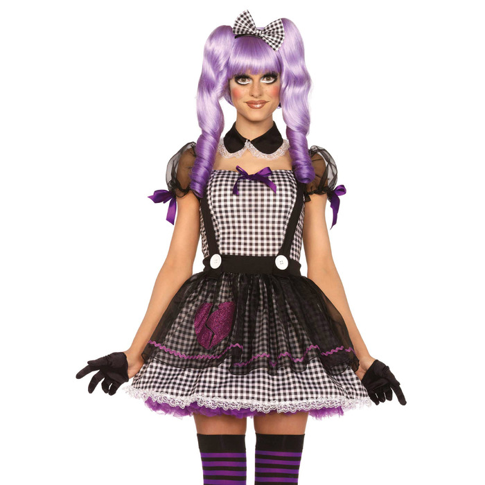 Костюм Доллі Leg Avenue Costume Dead Eye Dollie Black/White