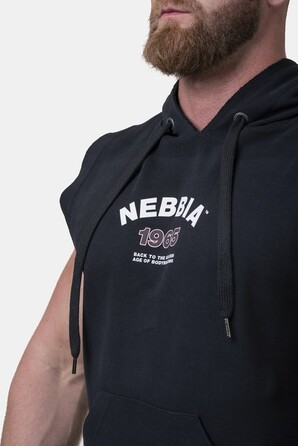 Безрукавка Nebbia Golden Era Hoodie Ragtop Black 197
