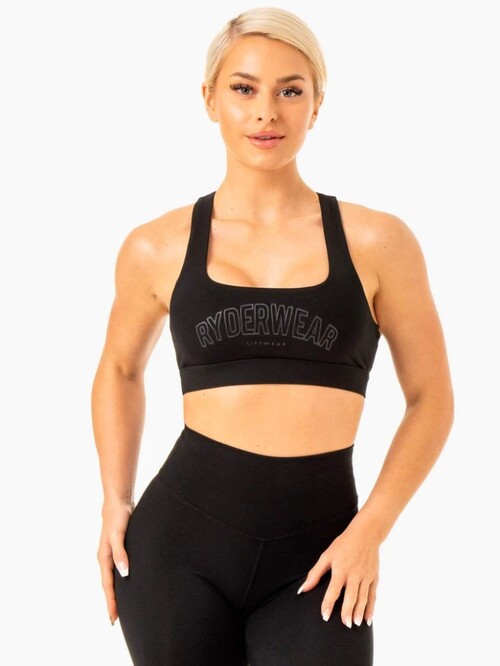 Топ Knockout Racer Back Sports Bra - Black
