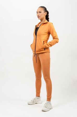 Кофта Nebbia Shiny Zip Up Workout Jacket SLEEK Orange 481