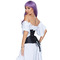 Корсет Star Night Corset з гачками та шнурівкою, чорний, S (без коробки)