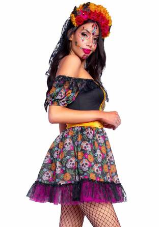 Костюм Катрины Leg Avenue Marigold Catrina Dress M