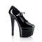 Туфлі-лодочки Pleaser Sky-387 на 7-дюймовому підборі Mary Jane PF, чорні