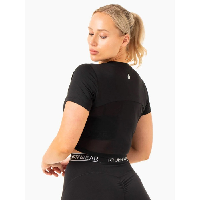 Топ Level Up Cropped T-Shirt - Black
