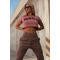 Топ Loose Fit &amp; Sporty Crop Top Old Rose 583