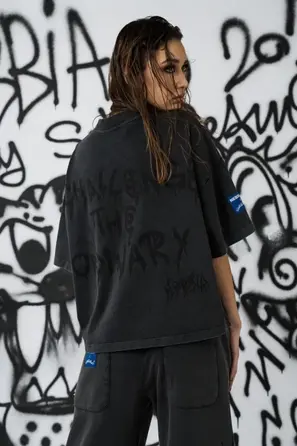 Футболка NEBBIA x Sexsdreams Women’s Oversized Tee Black 813