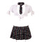 Костюм Школярки в клітинку Cottelli Collection Schoolgirl 4 предмети, XS