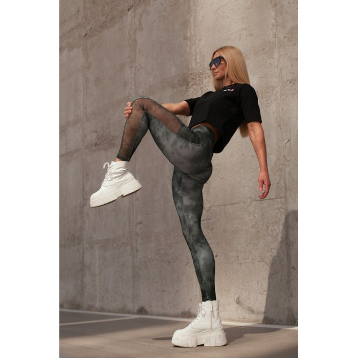 ЛЕГIНСИ ECO CAMO GREEN MESH LEGGINGS 'BREATHE' CAMO GREEN 400