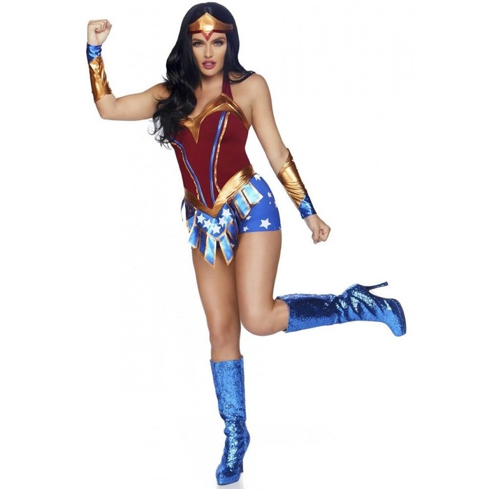 Костюм супер героини Leg Avenue, M, Heart Stopping Hero