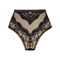 Мереживні трусики із завищеною талією Obsessive Olvidia чорний, XS/S