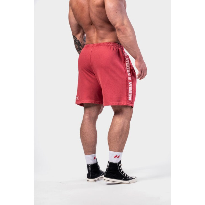 Шорти Nebbia Washed Sweat Shorts LEGEND Red  786