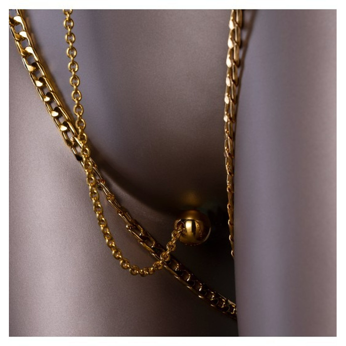 Пояс с золотыми цепочками Upko Indulge In The Restraints Collection