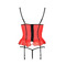 Корсет із відкритими грудьми S/M червоний CHERRY CORSET - Passion