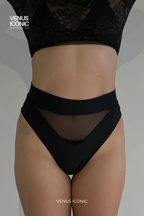 Шорти Venus Iconic Lana Mesh для Pole Dance з сіткою та високою посадкою