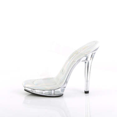 Слайды Lip-102-1 *5 дюймов, каблук 5 дюймов, двухполосный слайдер PF 3/4 дюйма, прозрачный