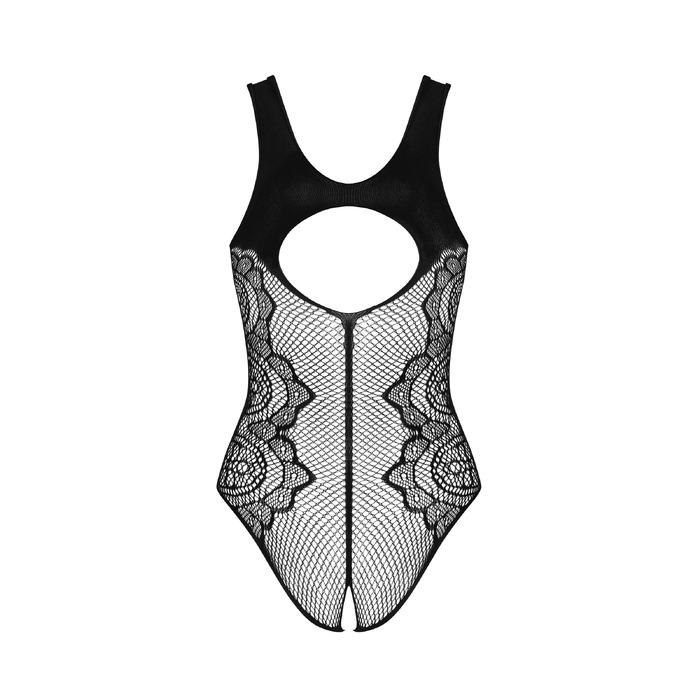 Боді з відкритим доступом Obsessive Teddy B335, мереживне, чорне, S/M/L
