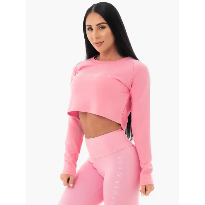Укроп-топ Ryderwear Staples Cropped Sweater - Pink