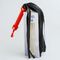 F61426 батіг з екошкіри з червоною рукояткою FLOGGER BLACK / RED