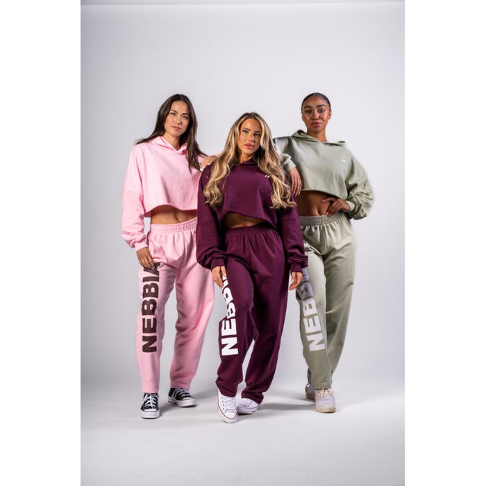 Худі Nebbia Oversized Hoodie OWN YOUR POWER Pink 433