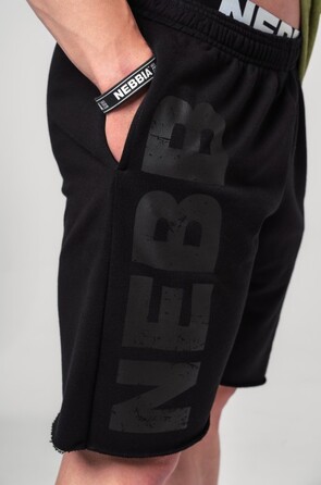 Шорти Nebbia Gym Sweatshorts NO BS Black 351