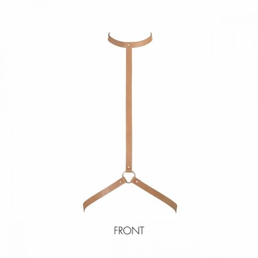 Портупея Bijoux Indiscrets MAZE - I Harness Brown, екошкіра