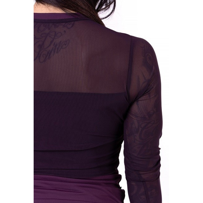 Лонгслів Nebbia Flash-Mesh Long Sleeve Shirt 664 Bordo Bordeaux