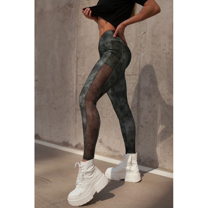 ЛЕГIНСИ ECO CAMO GREEN MESH LEGGINGS 'BREATHE' CAMO GREEN 400
