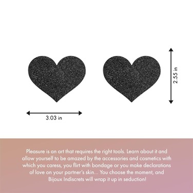 Прикраса для грудей Flash Золоте Серце, Bijoux Indiscrets