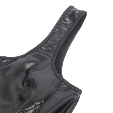 Сукня з блискавкою Star Night з імітацією шкіри, чорна, XS